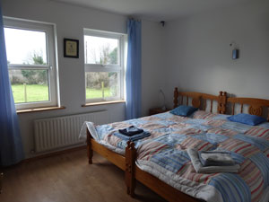 Blaues Schlafzimmer Aussicht